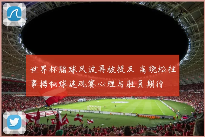 世界杯赌球风波再被提及 高晓松往事揭秘球迷观赛心理与胜负期待