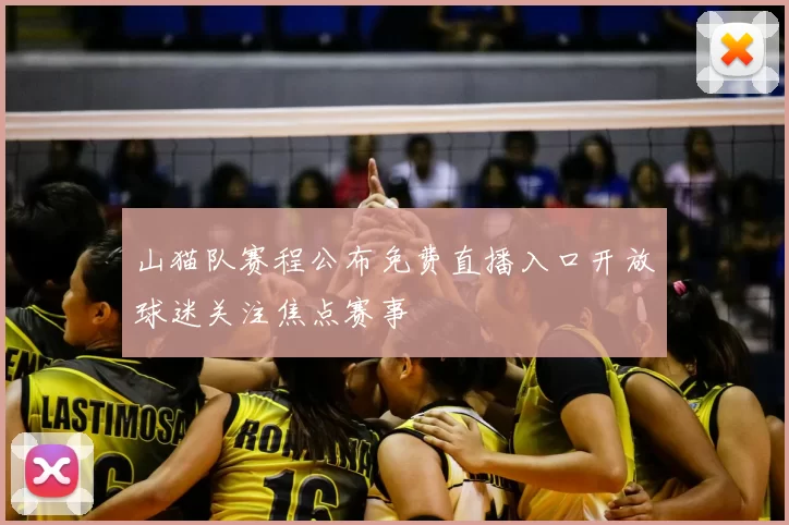 山猫队赛程公布免费直播入口开放球迷关注焦点赛事